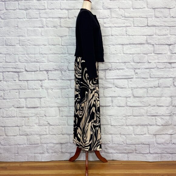 Joseph Black Cotton Blend Raw Edge Cropped Jacket - Picture 7 of 9